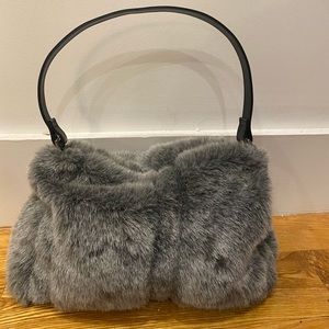 Old Navy faux fur bag